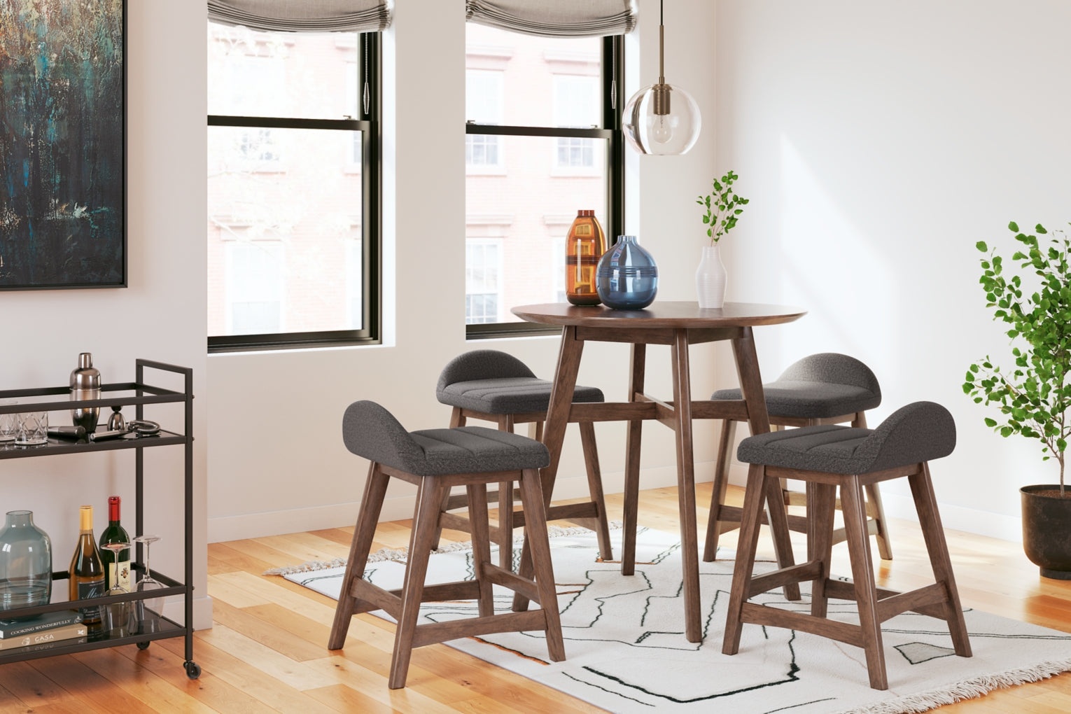 Lyncott Upholstered Barstool