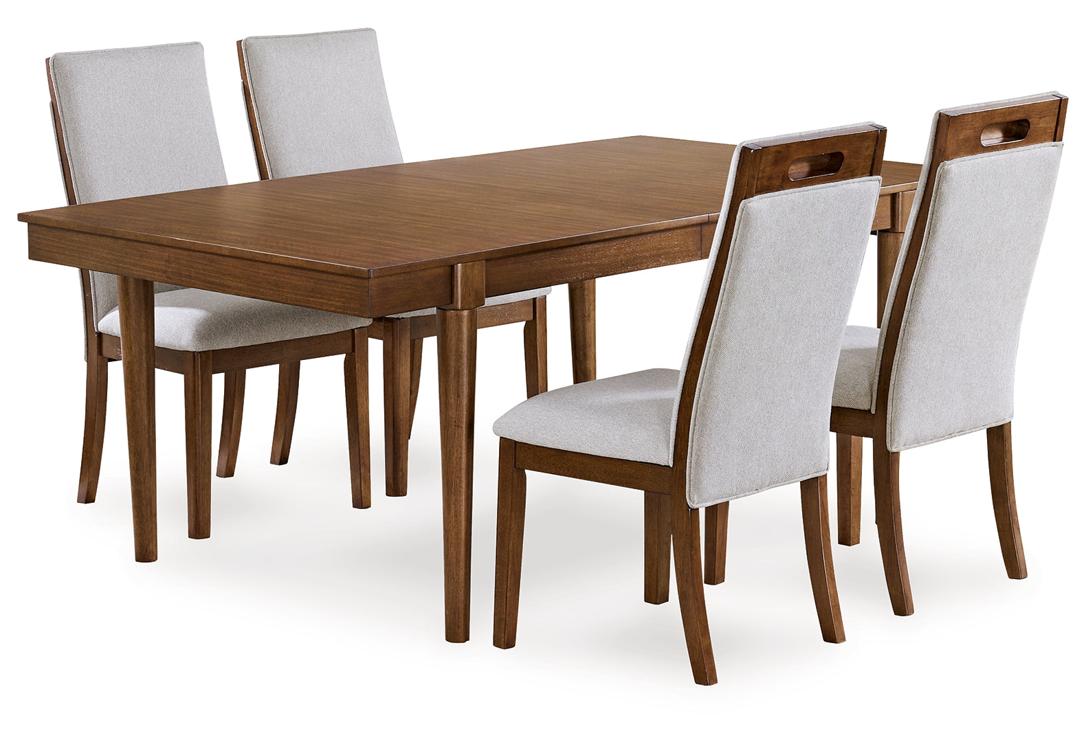 Lyncott Dining Table and 4 Chairs and Bench