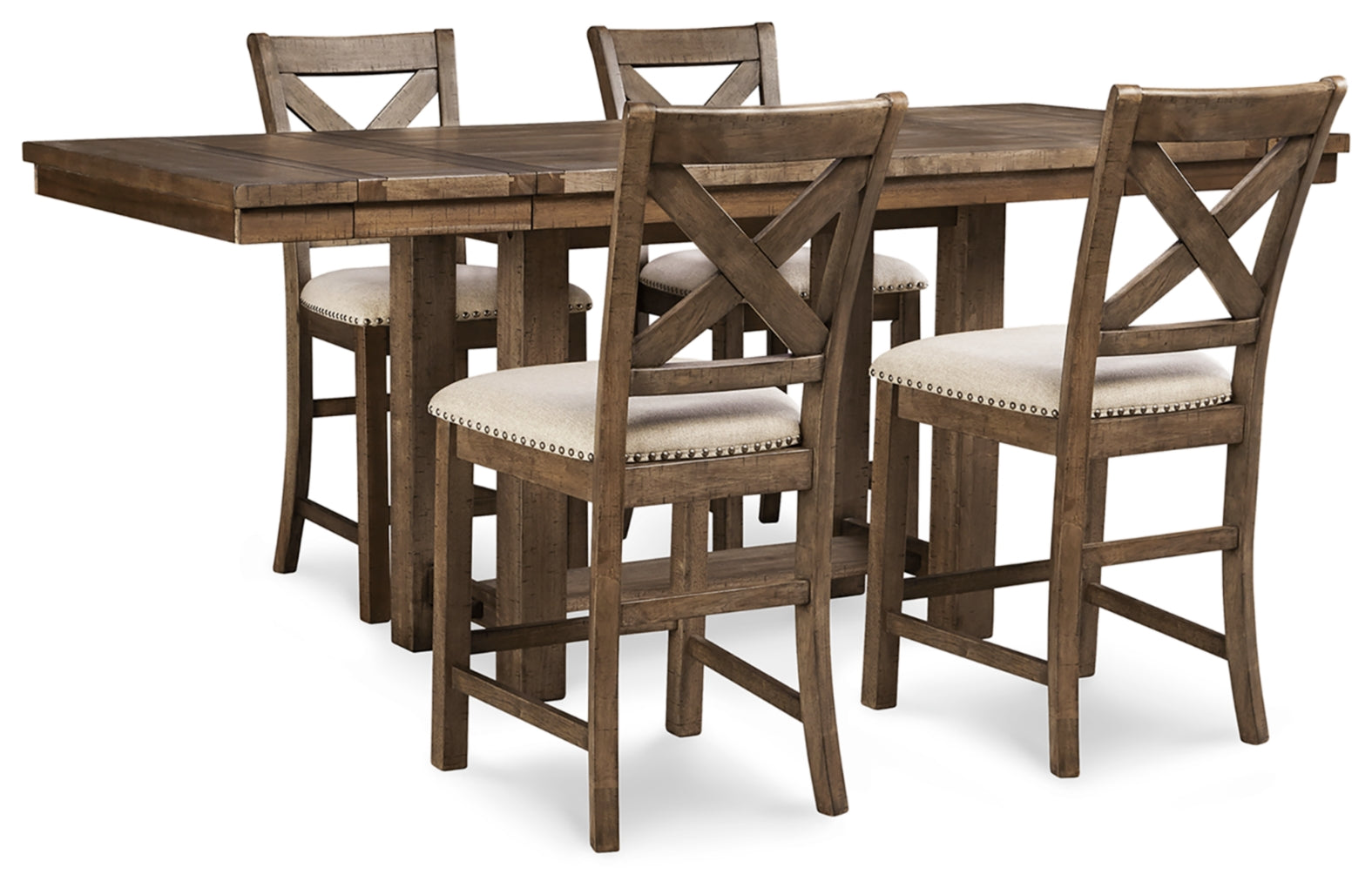 Moriville Dining Set (Up to 6 Barstools)