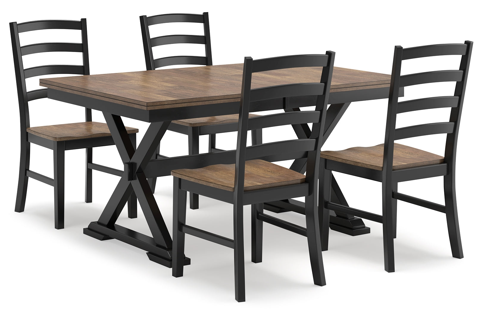 Wildenauer Dining Table and 2 Chairs and Bench