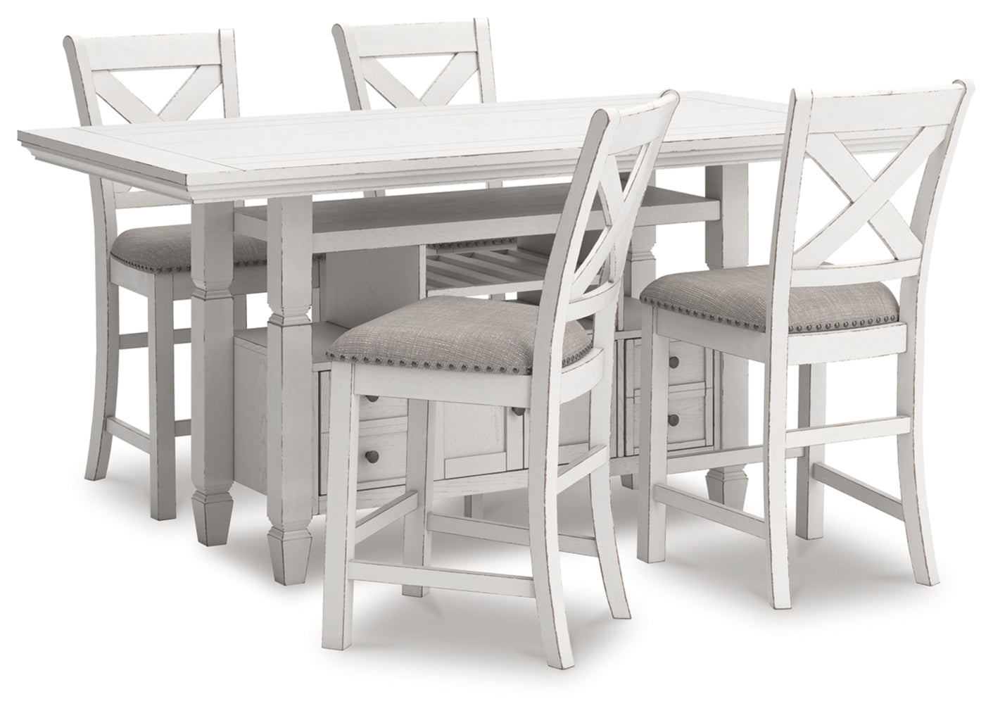 Robbinsdale Dining Set (Up to 10 Barstools)