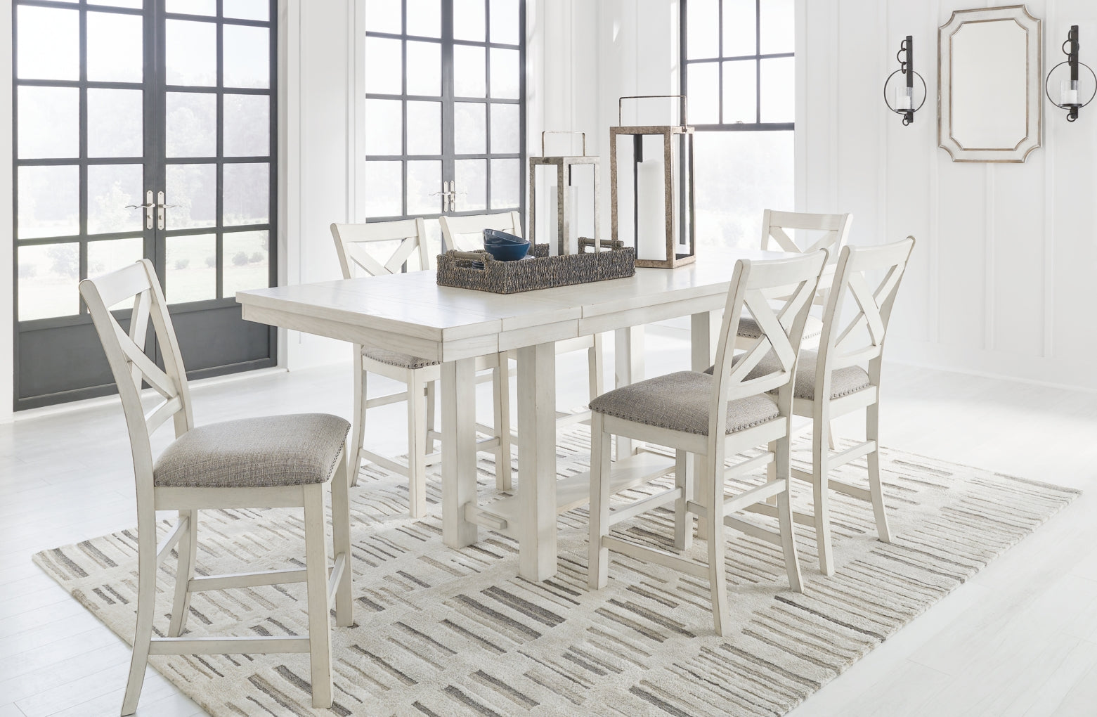Robbinsdale Dining Set (Up to 10 Barstools)