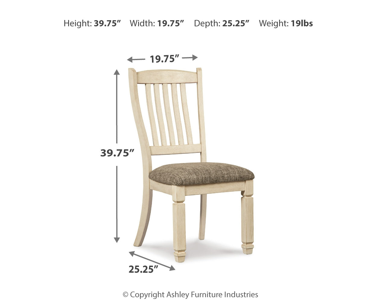 Bolanburg Dining Upholstered Side Chair
