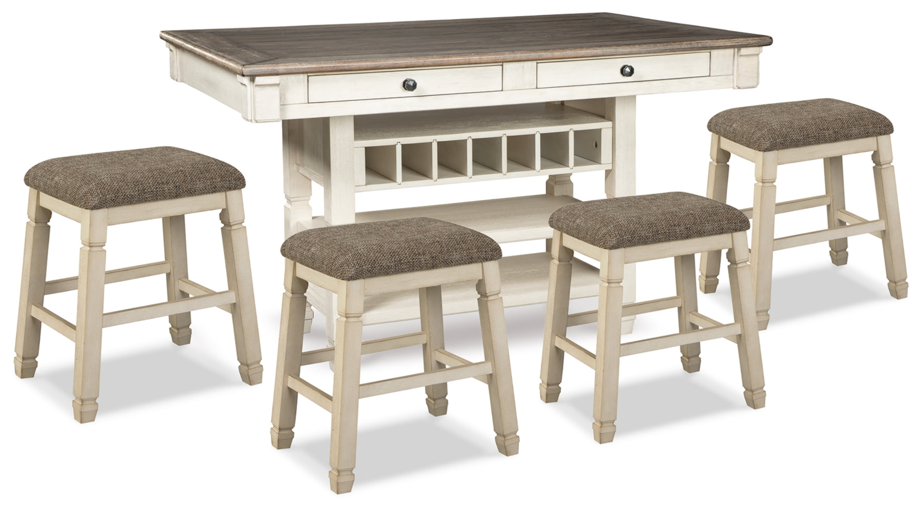 Bolanburg Counter Height Dining Table and Barstools