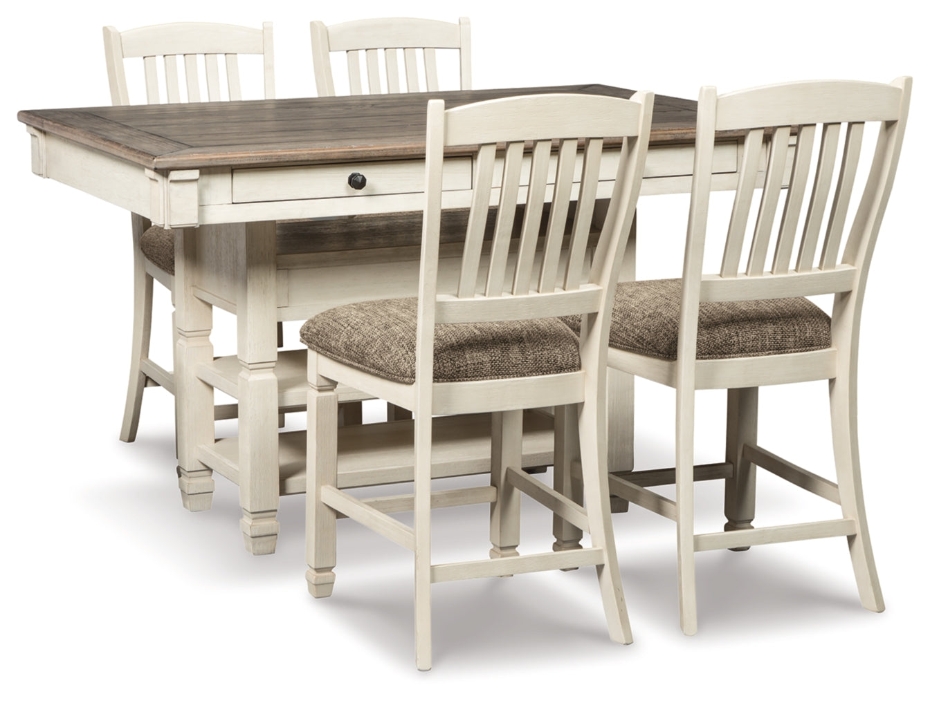 Bolanburg Counter Height Dining Table and Barstools