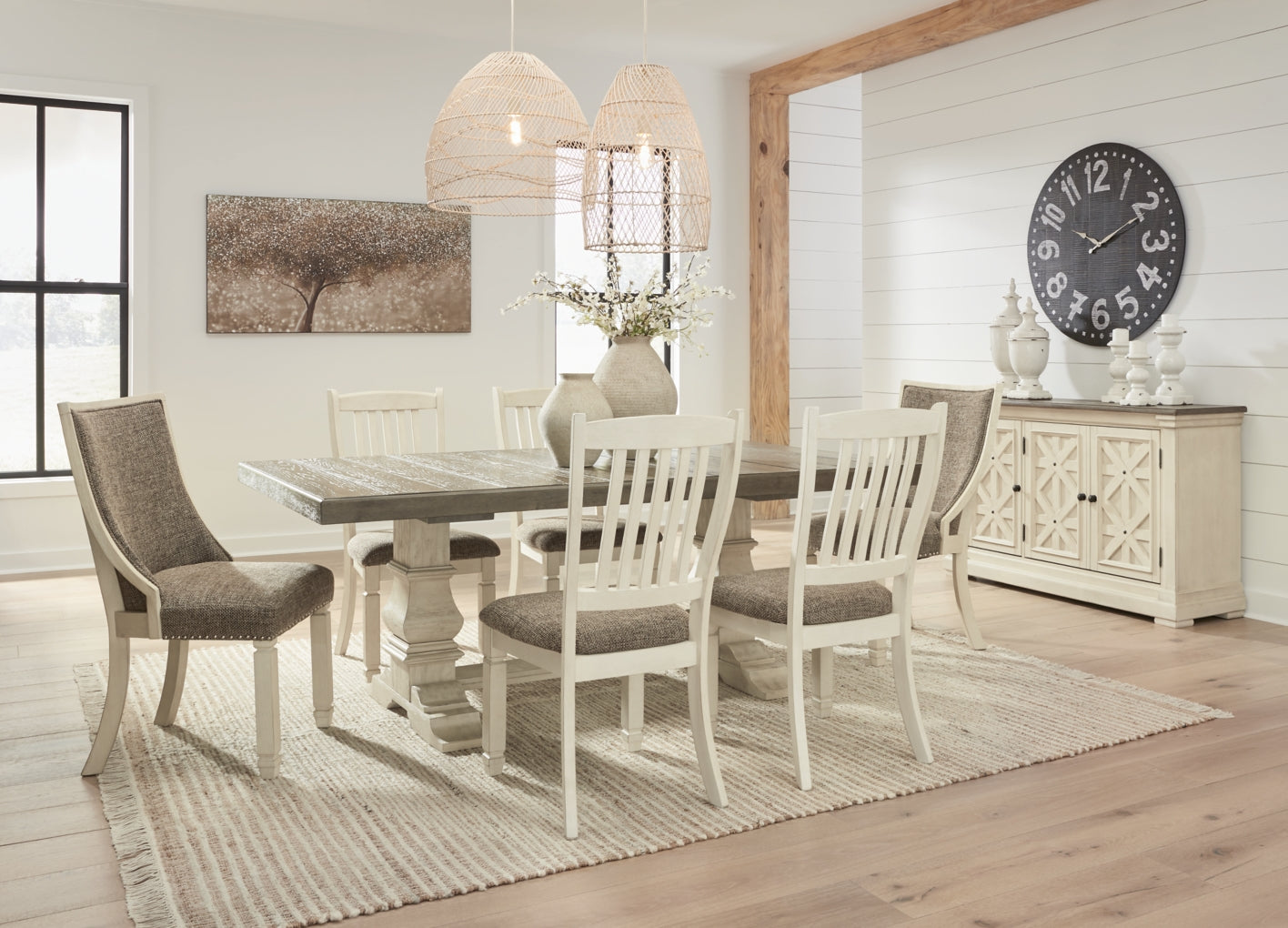 Bolanburg Counter Height Dining Table and Barstools
