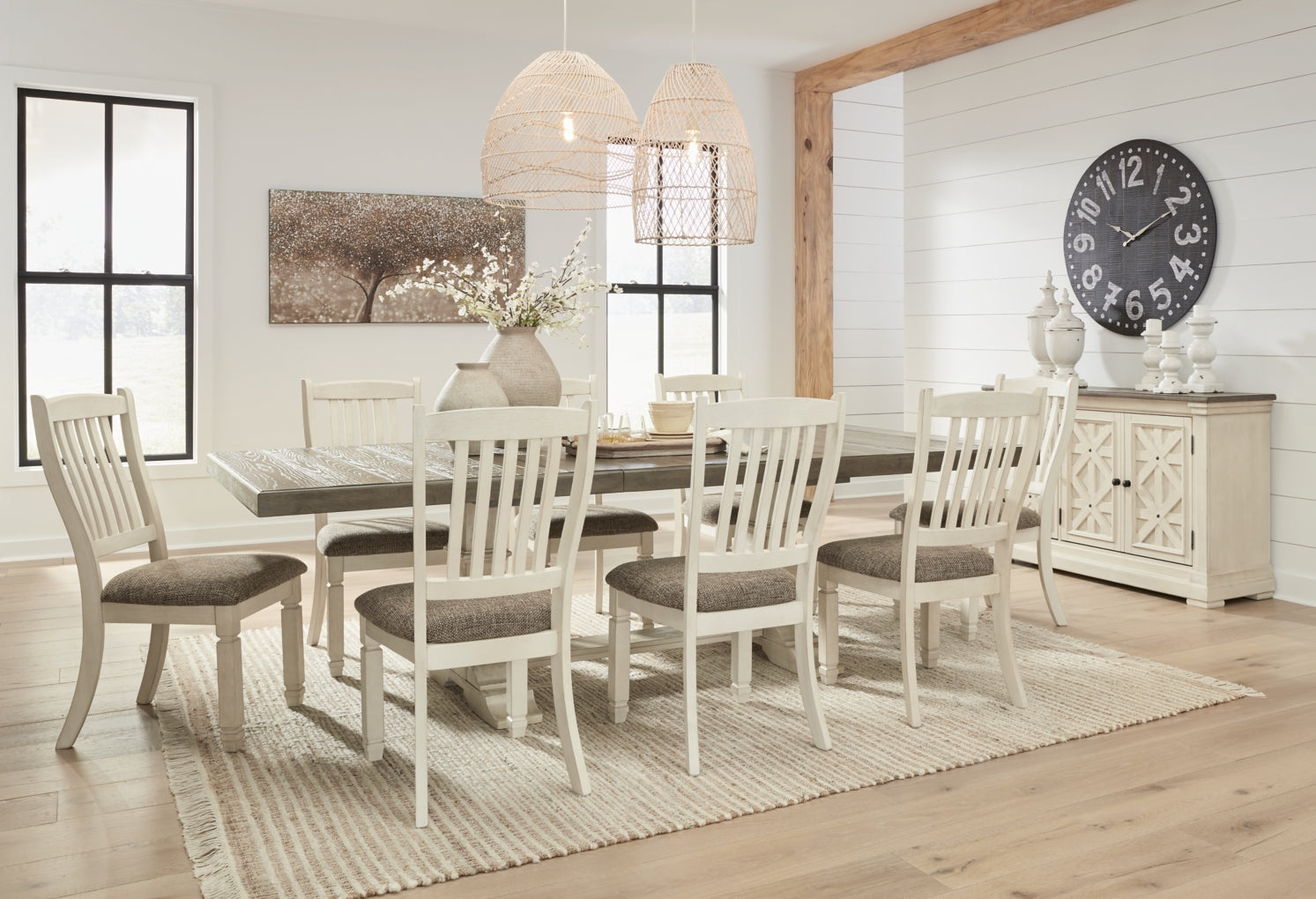 Bolanburg Counter Height Dining Table and Barstools