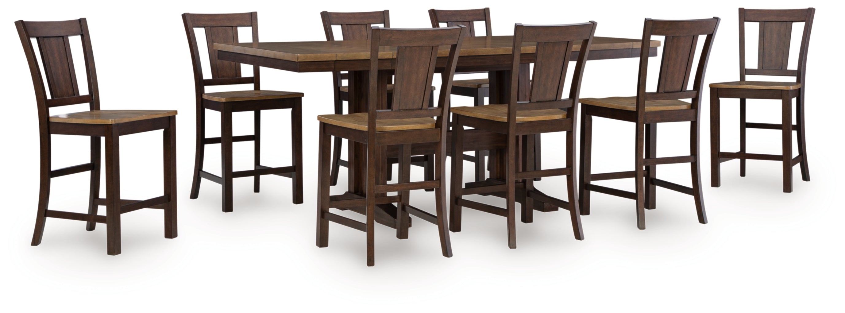 Rylandeen Counter Height Dining Set (Up to 8 Barstools)