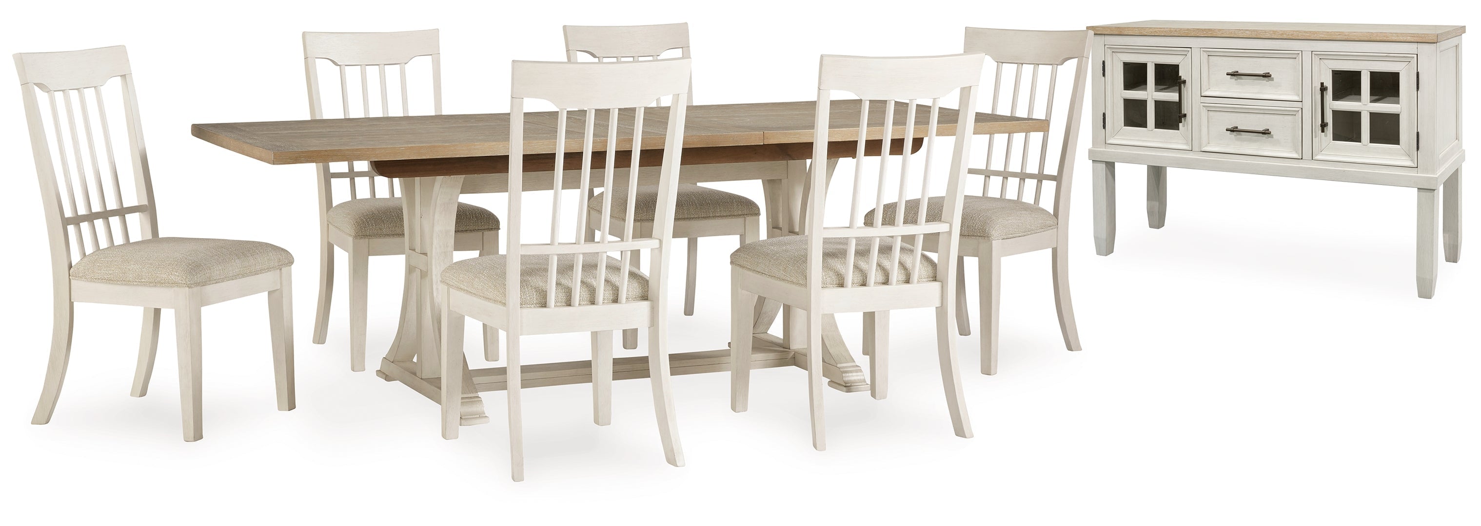 Shaybrock Dining Table and 4 Chairs with Storage