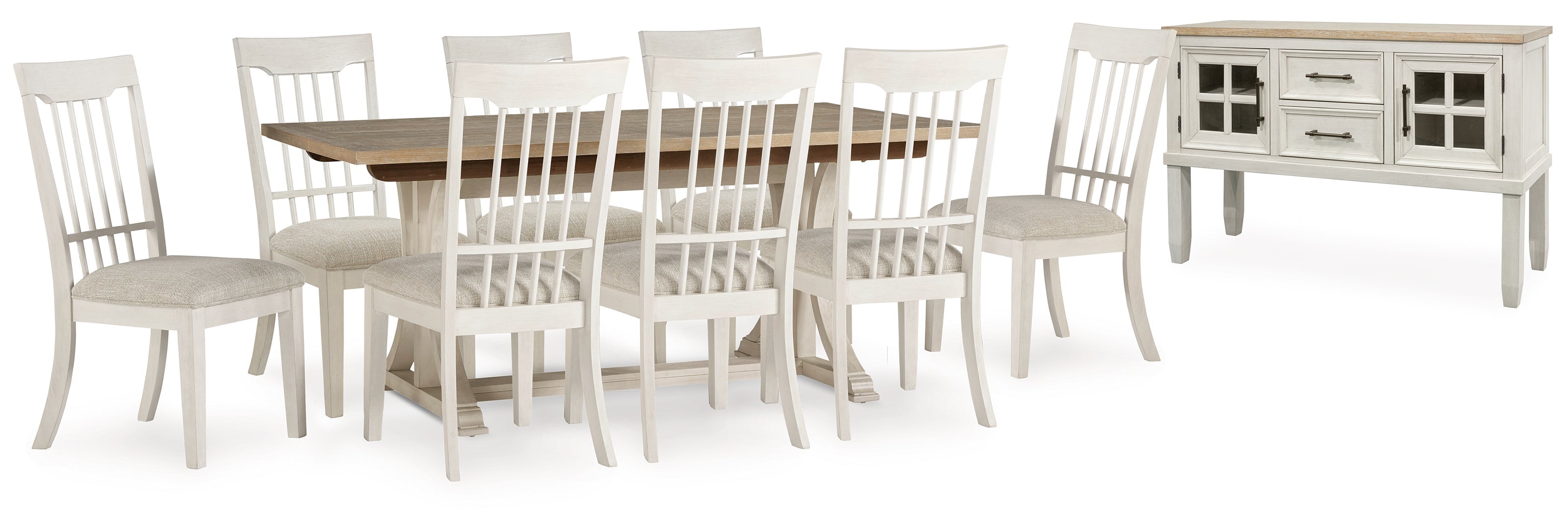 Shaybrock Dining Table and 4 Chairs with Storage