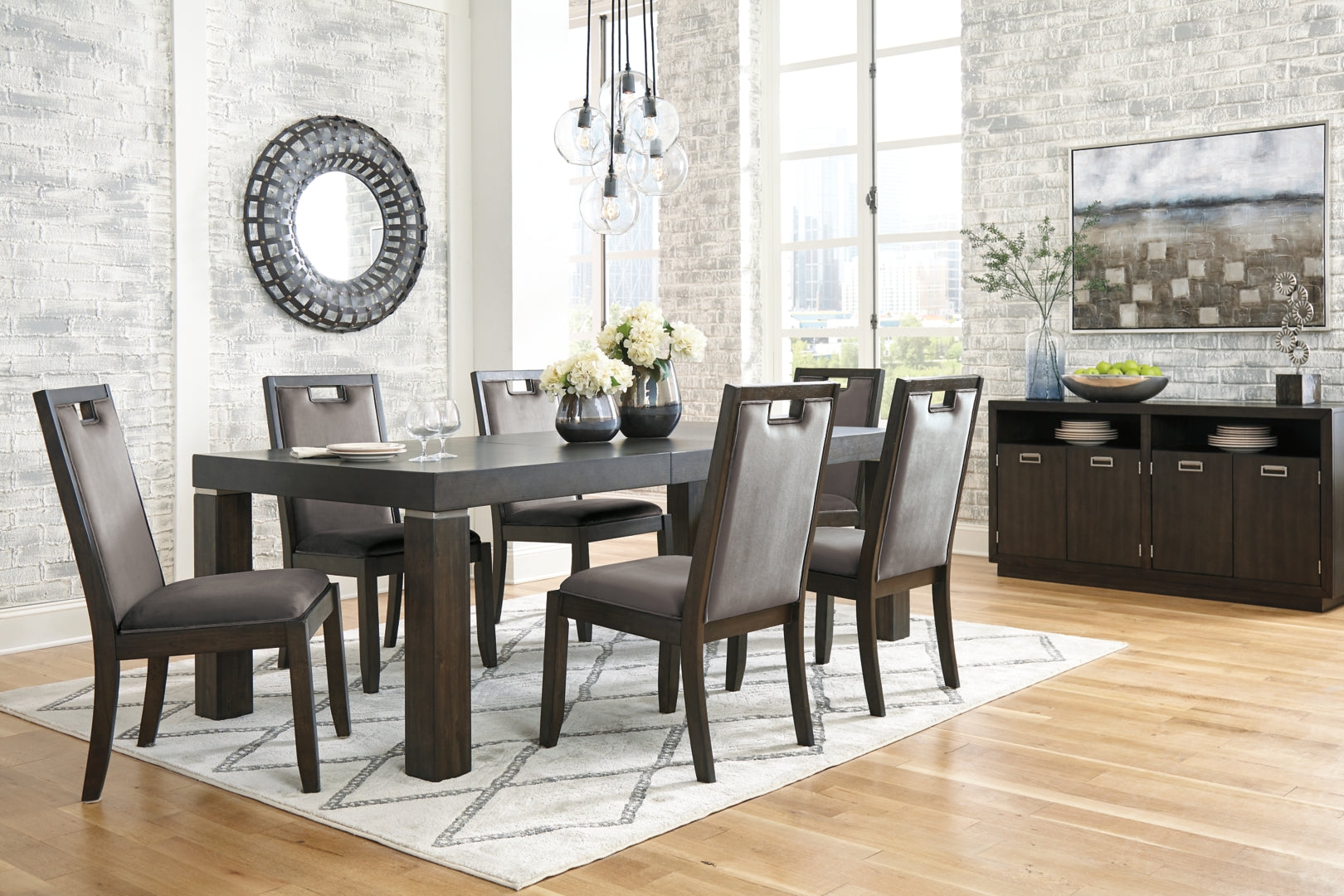 Hyndell Dining Table and 6 Chairs