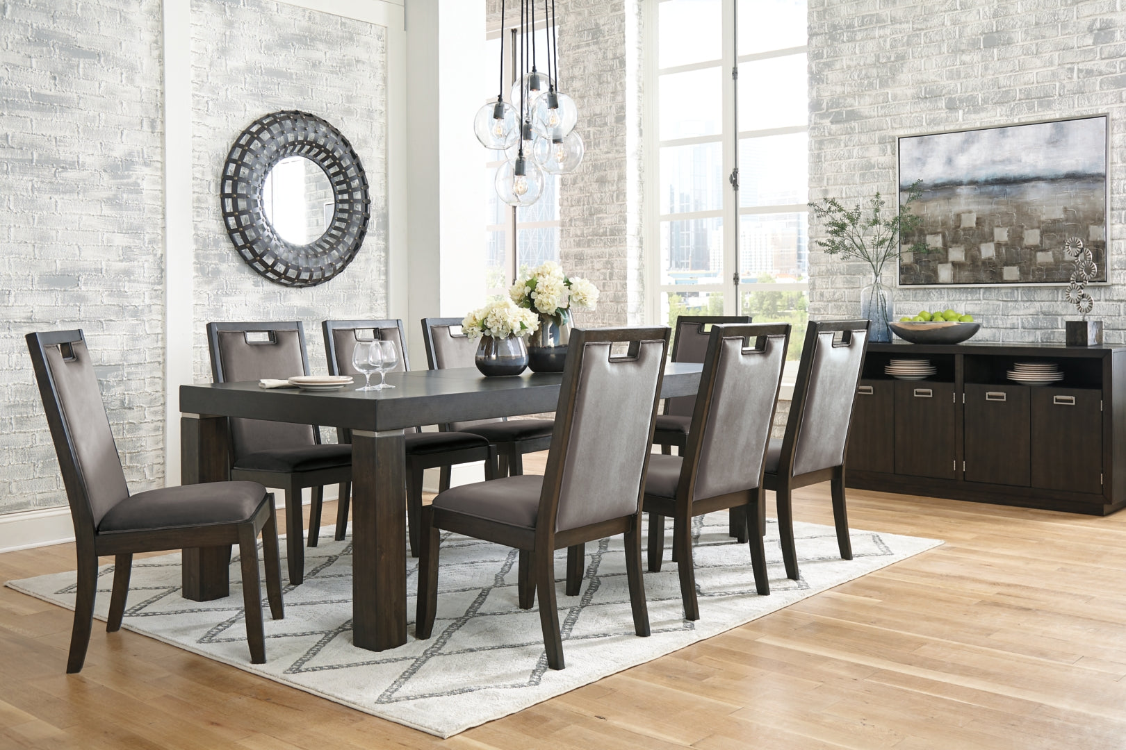 Hyndell Dining Table and 6 Chairs