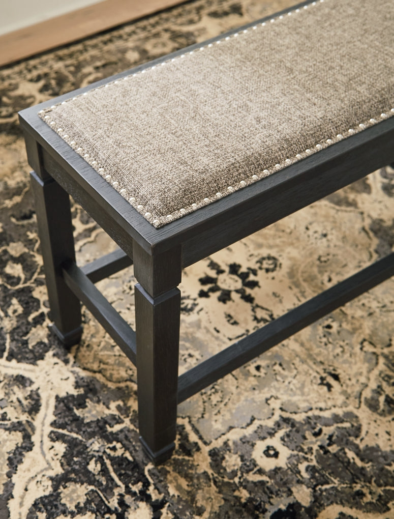 Tyler Creek DBL Counter Upholstered Bench