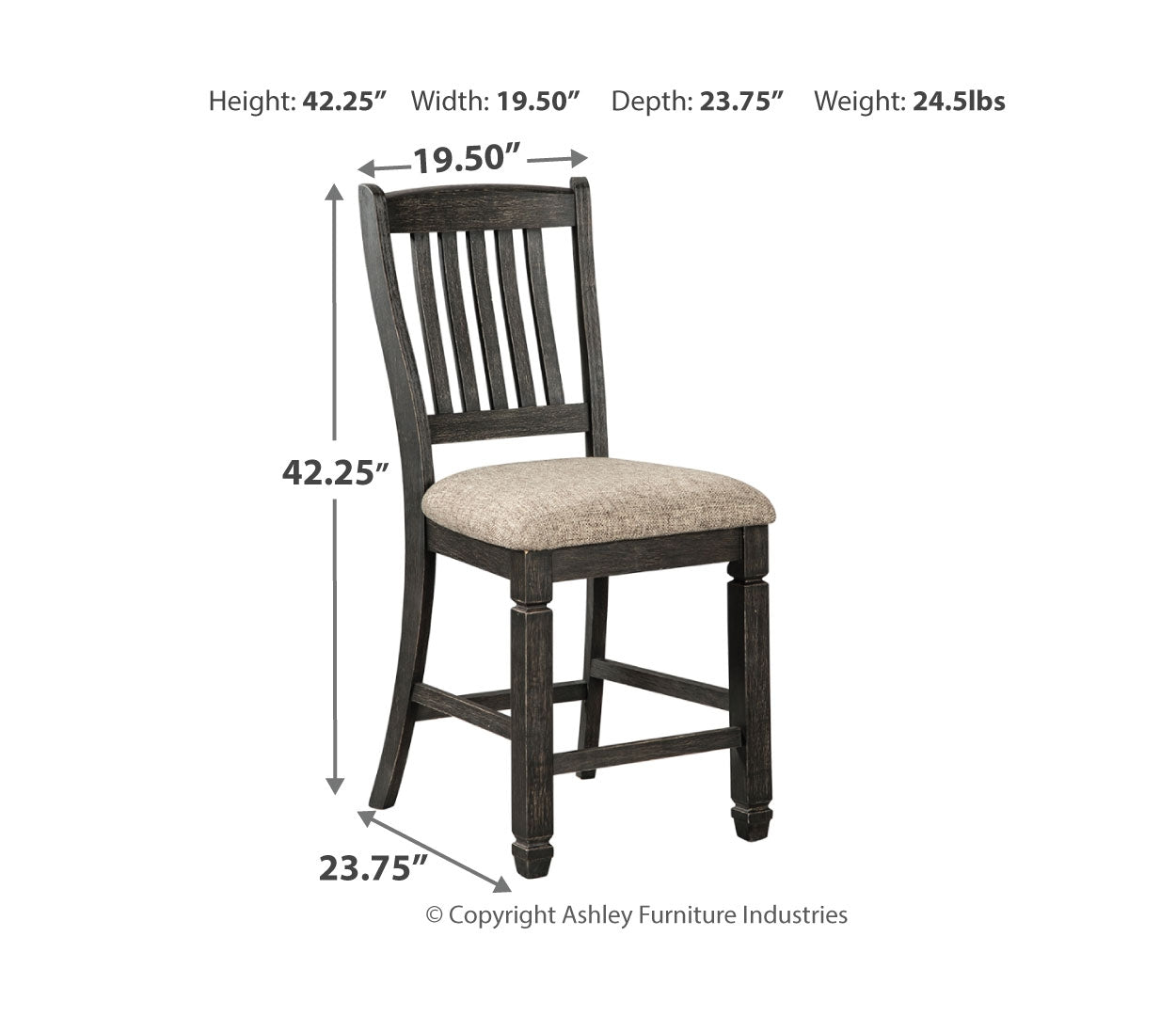 Tyler Creek 2-Piece Bar Stool