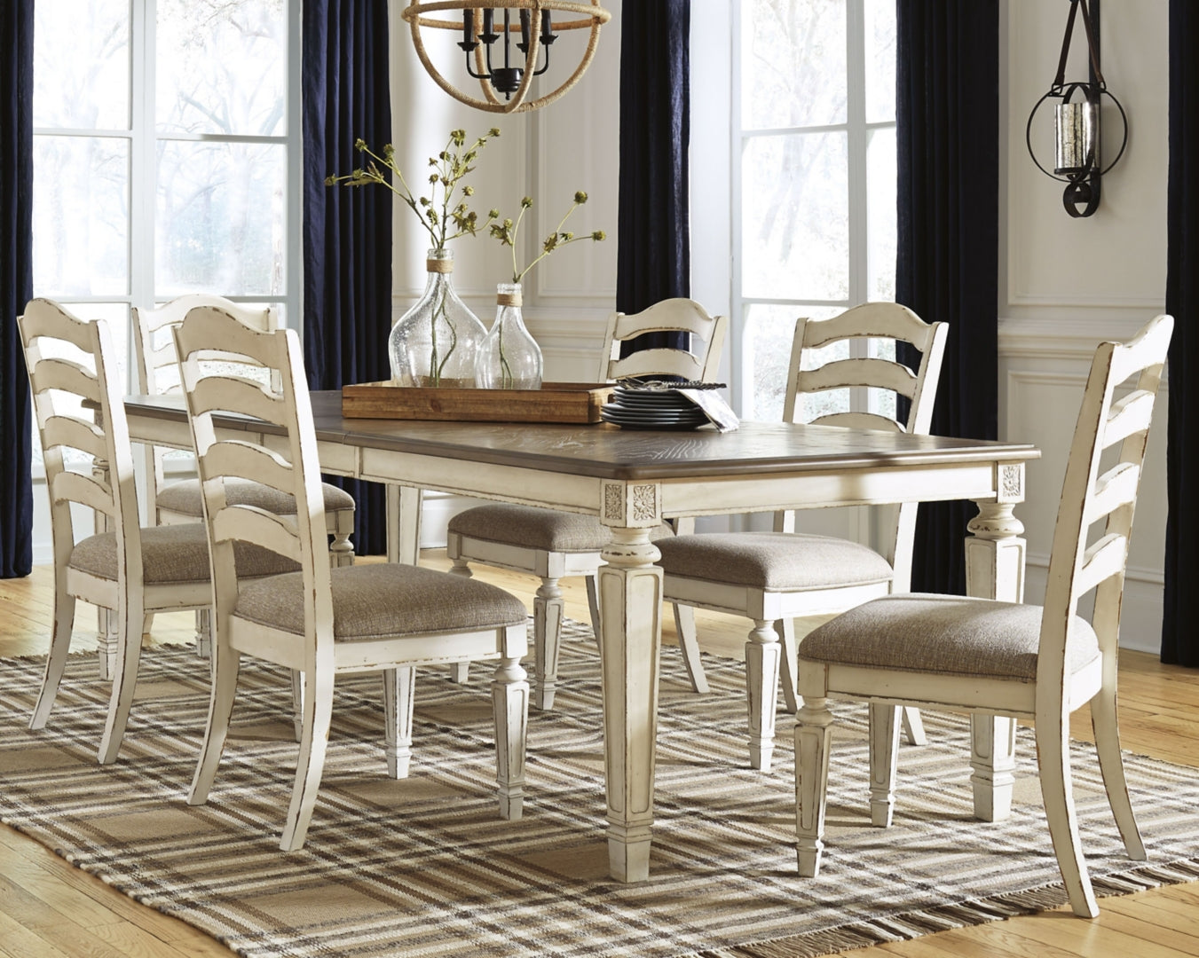 Dining Table and 6 Chairs Type 4