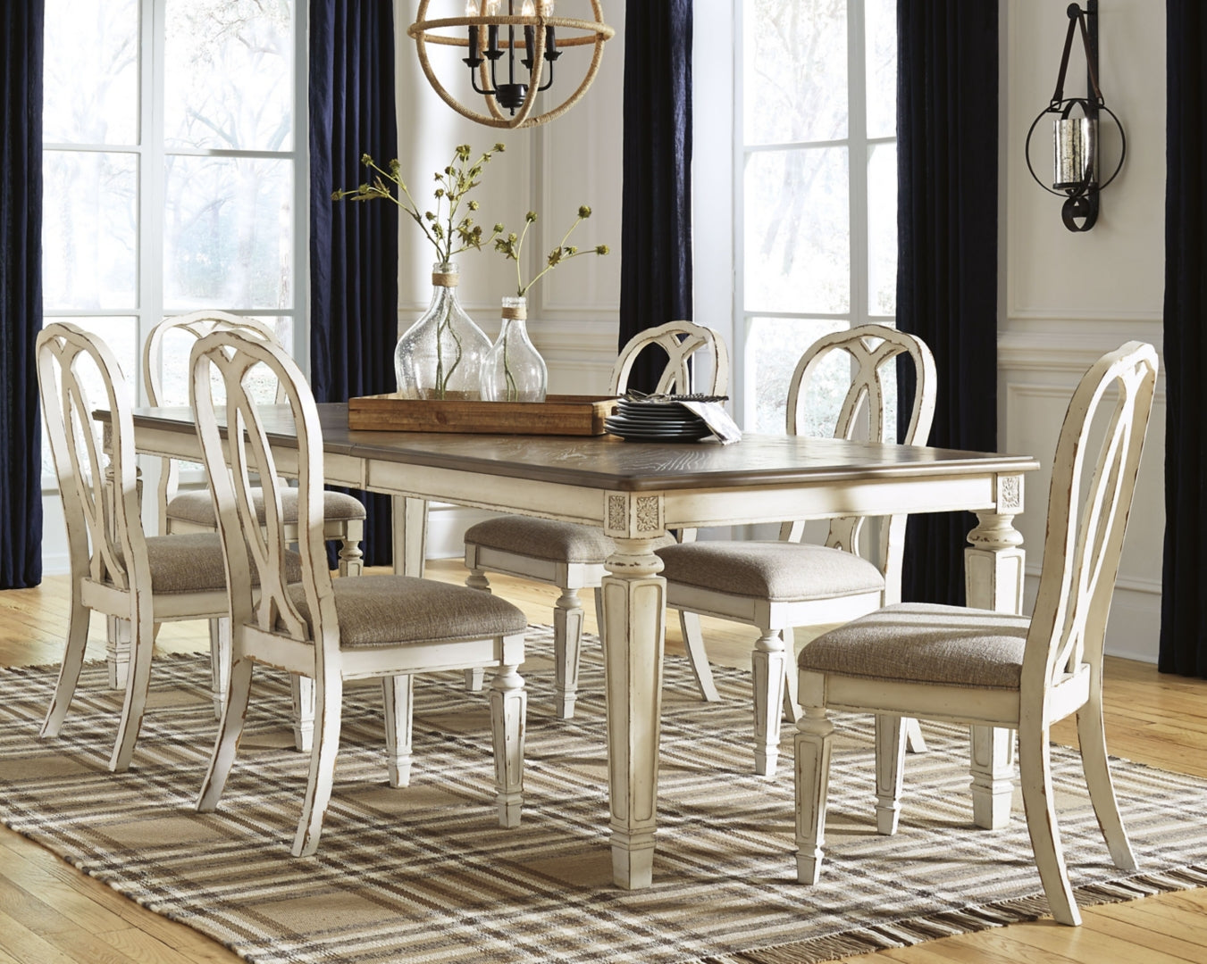 Dining Table and 6 Chairs Type 4