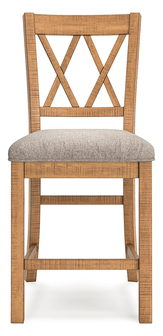 Havonplane Upholstered Barstool (2/CN)