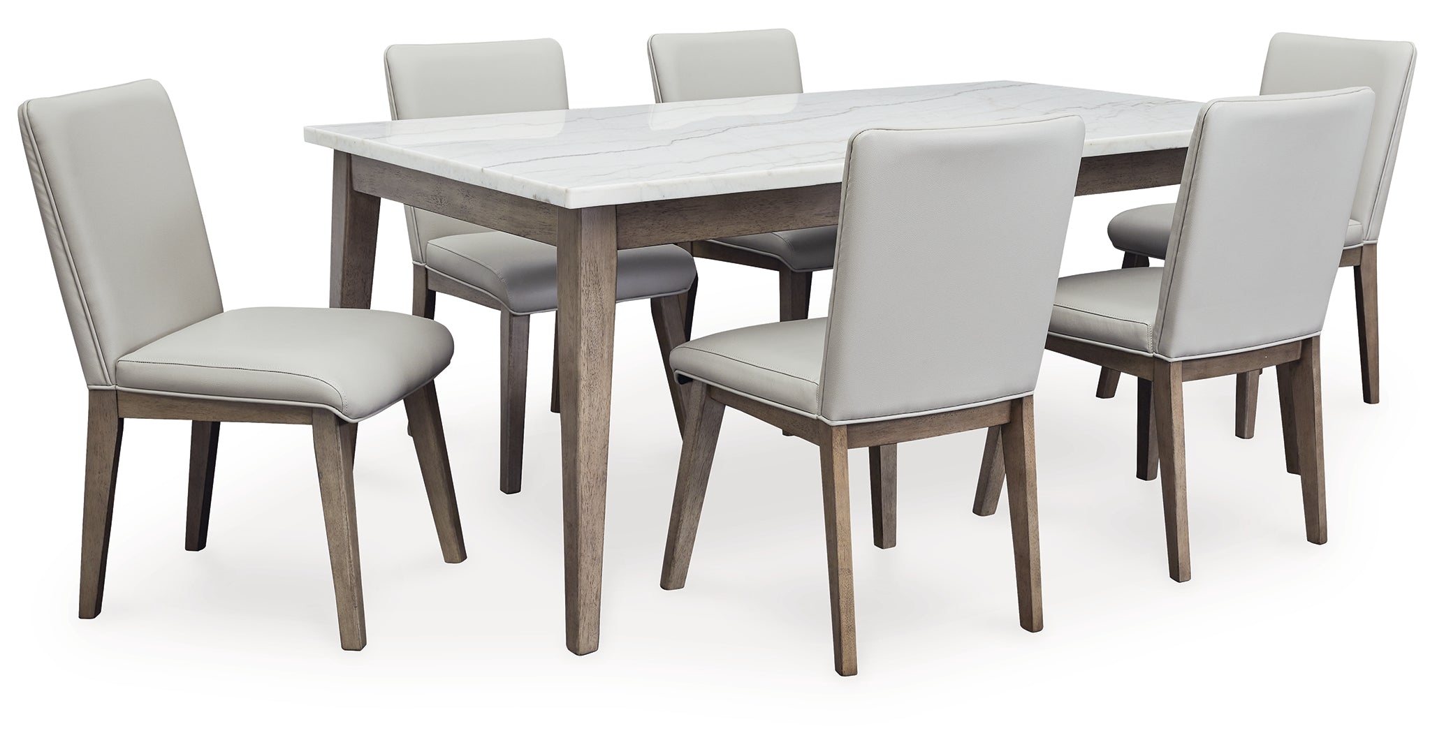 Loyaska Dining Table and 8 Chairs