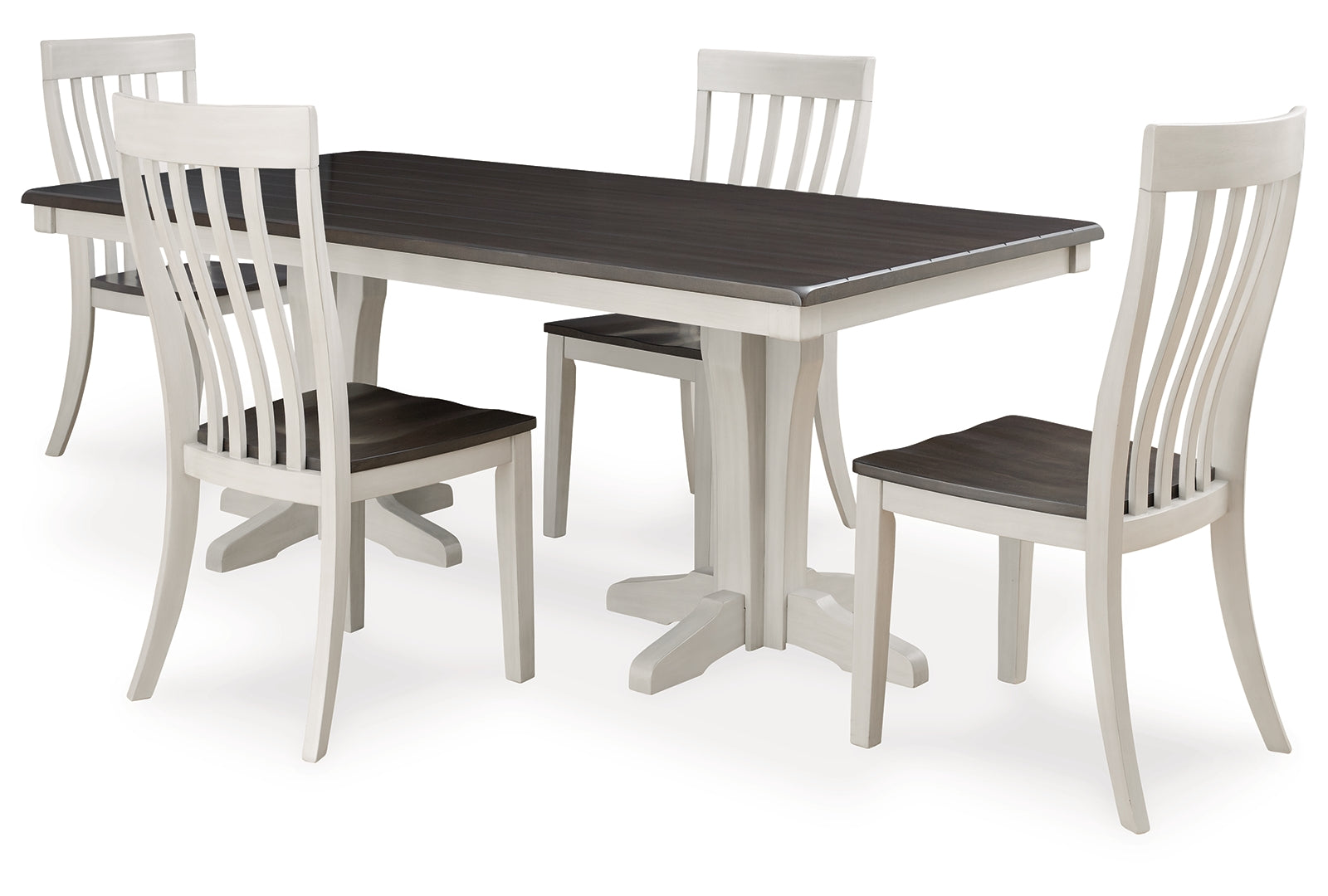 Darborn Dining Table and 4 Chairs and Bench