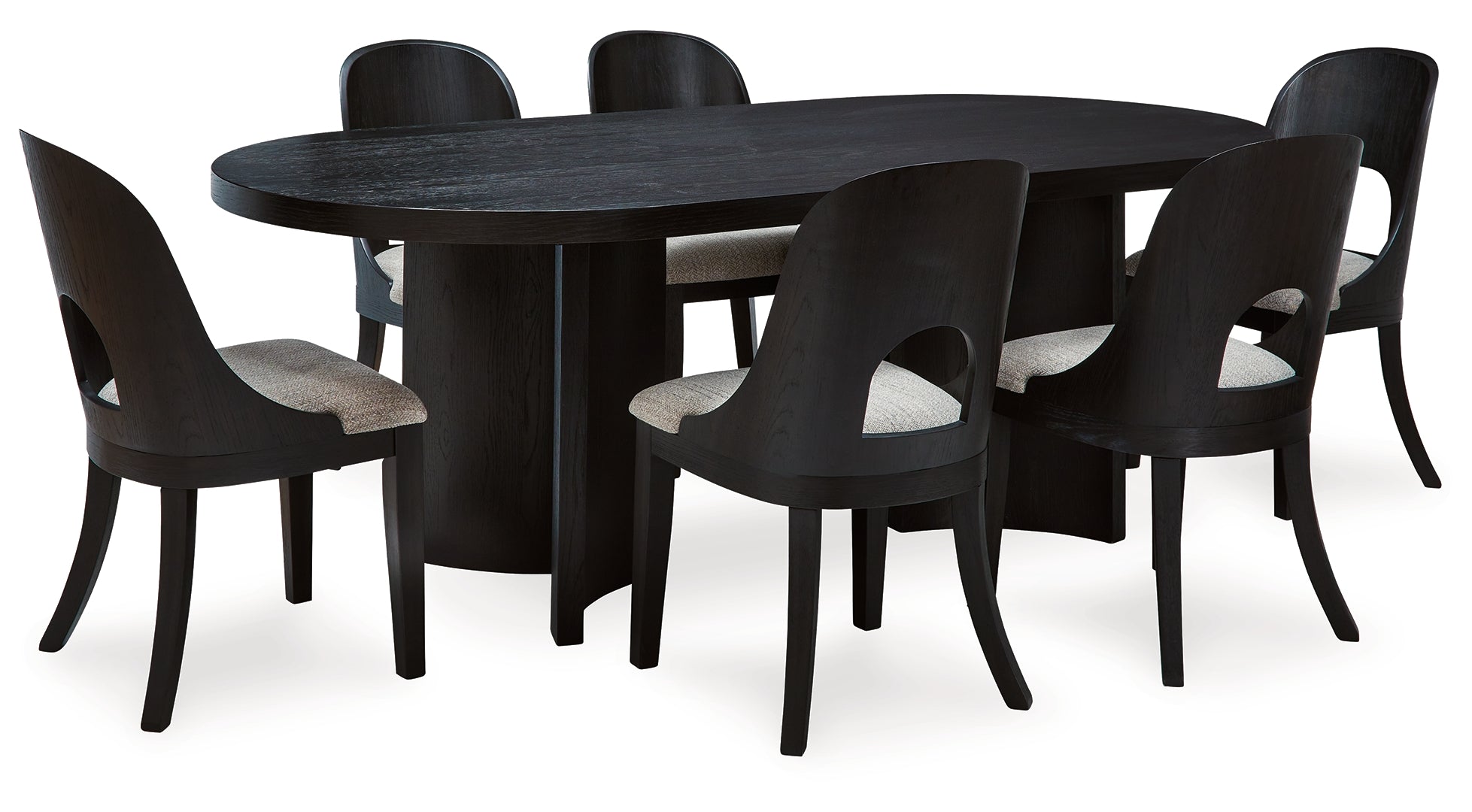 Rowanbeck Dining Table and 4 Chairs with Storage