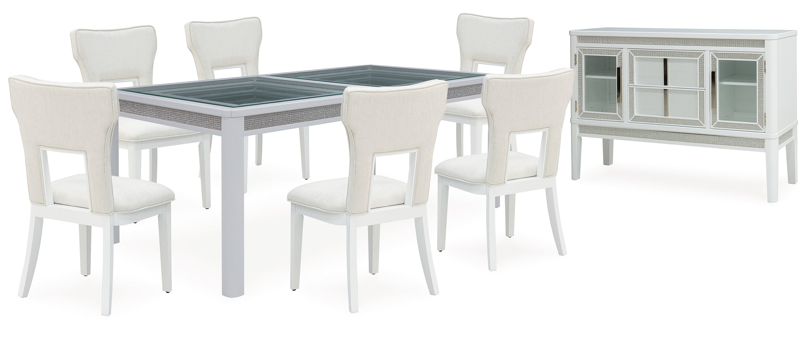 Chalanna Dining Table and 4 Chairs