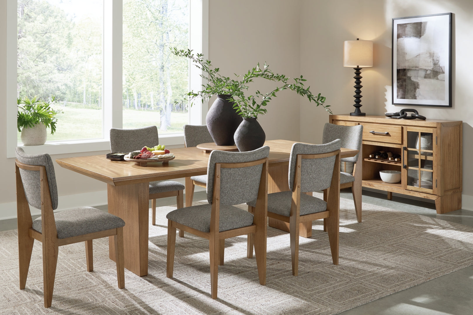 Sherbana Dining Table and 8 Chairs