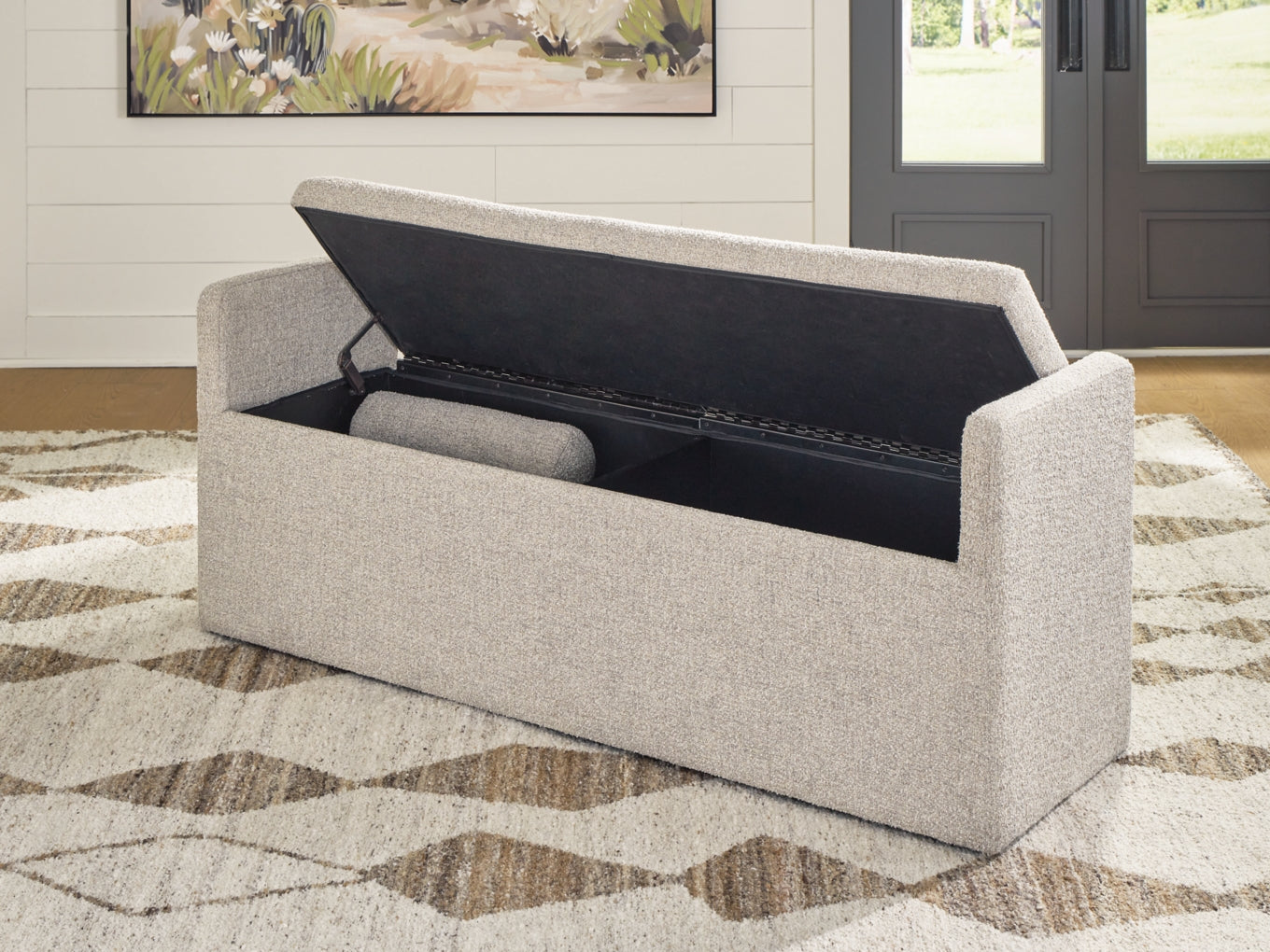 Galliden Large Upholstered Dining Room Bench