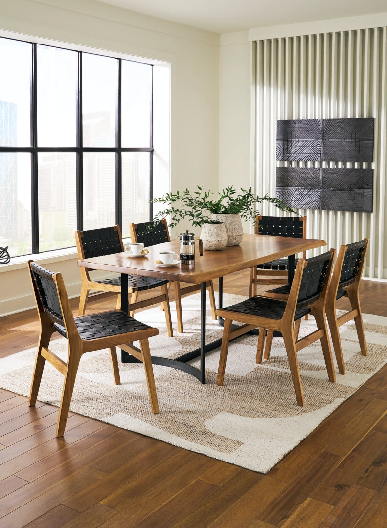 Fortmaine Dining Table and 4 Chairs