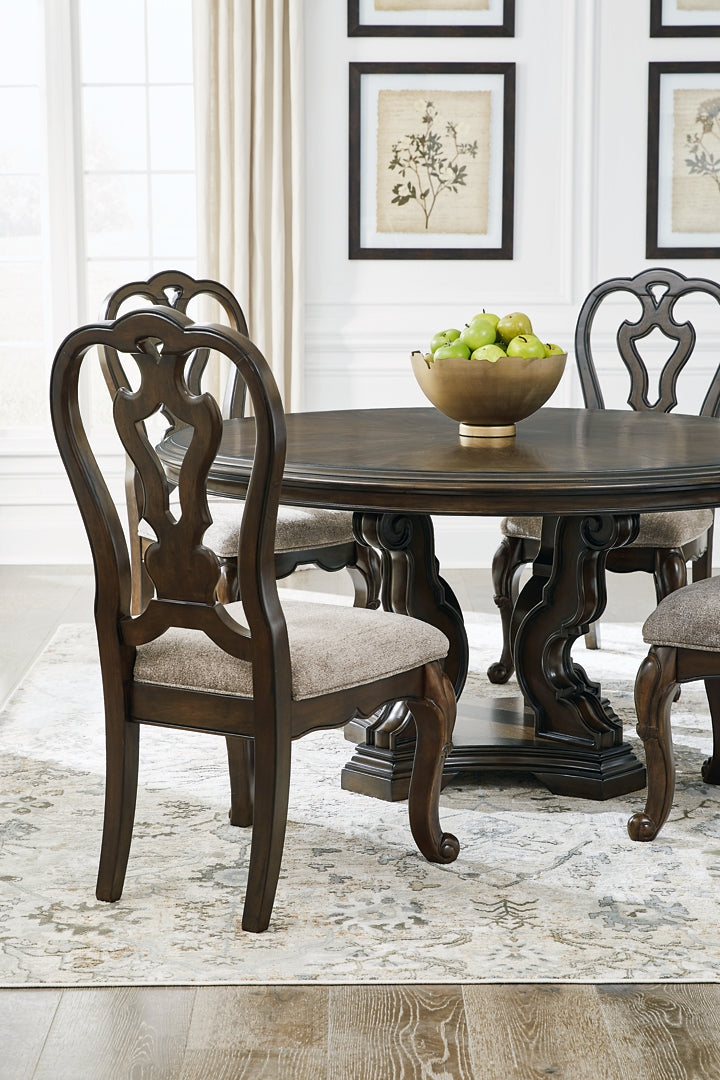 Maylee Dining Table and 10 Chairs with Storage