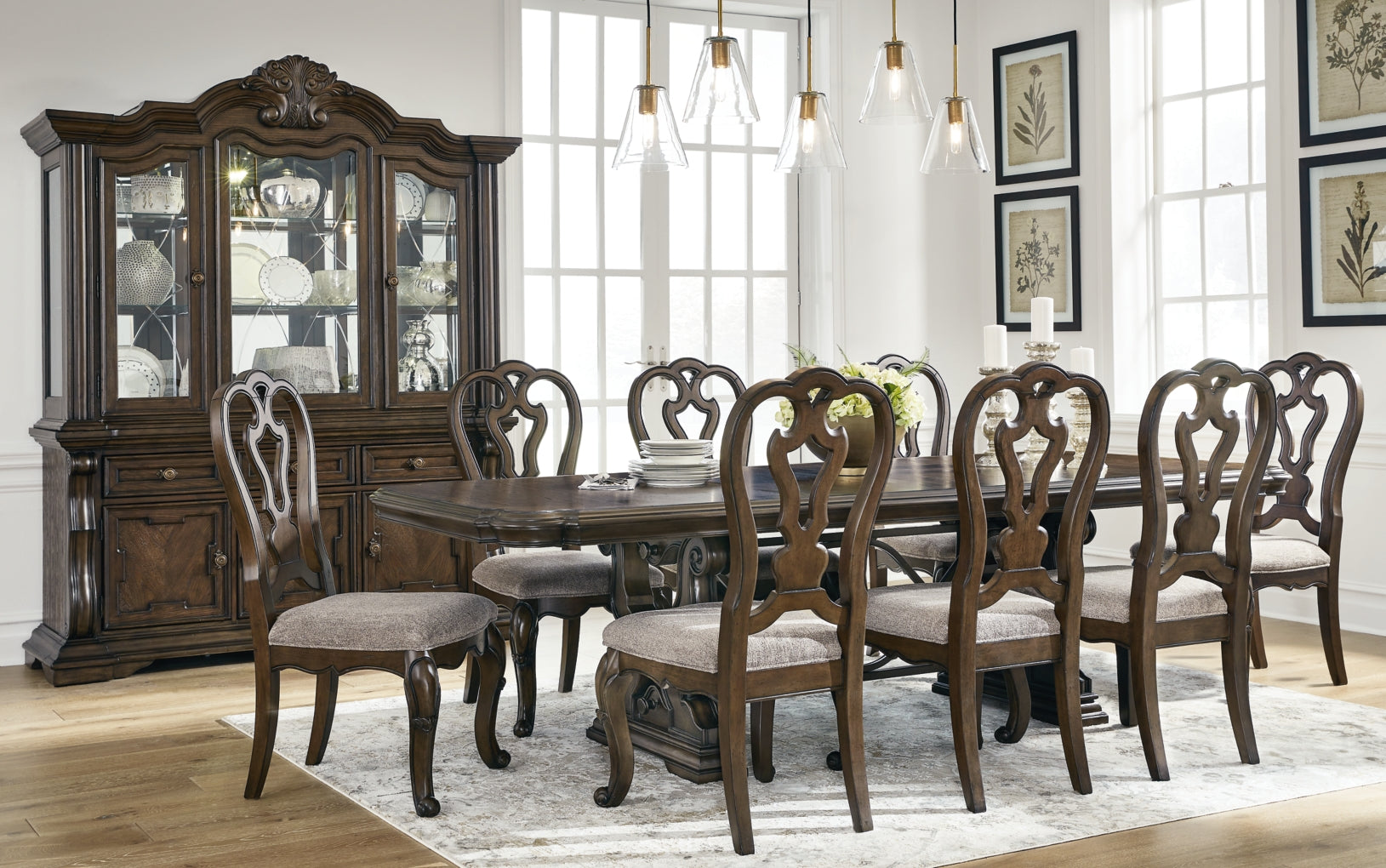 Maylee Dining Set (Up to 10 Chairs)