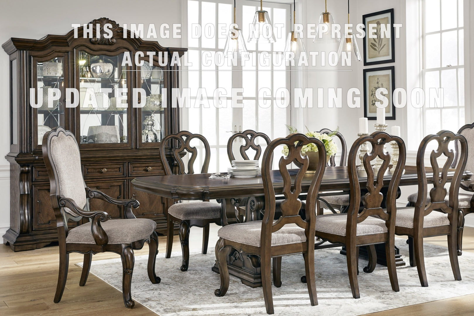 Maylee Dining Table and 10 Chairs with Storage