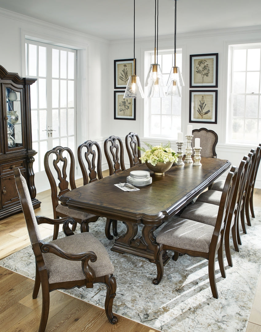 Maylee Dining Table and 10 Chairs with Storage