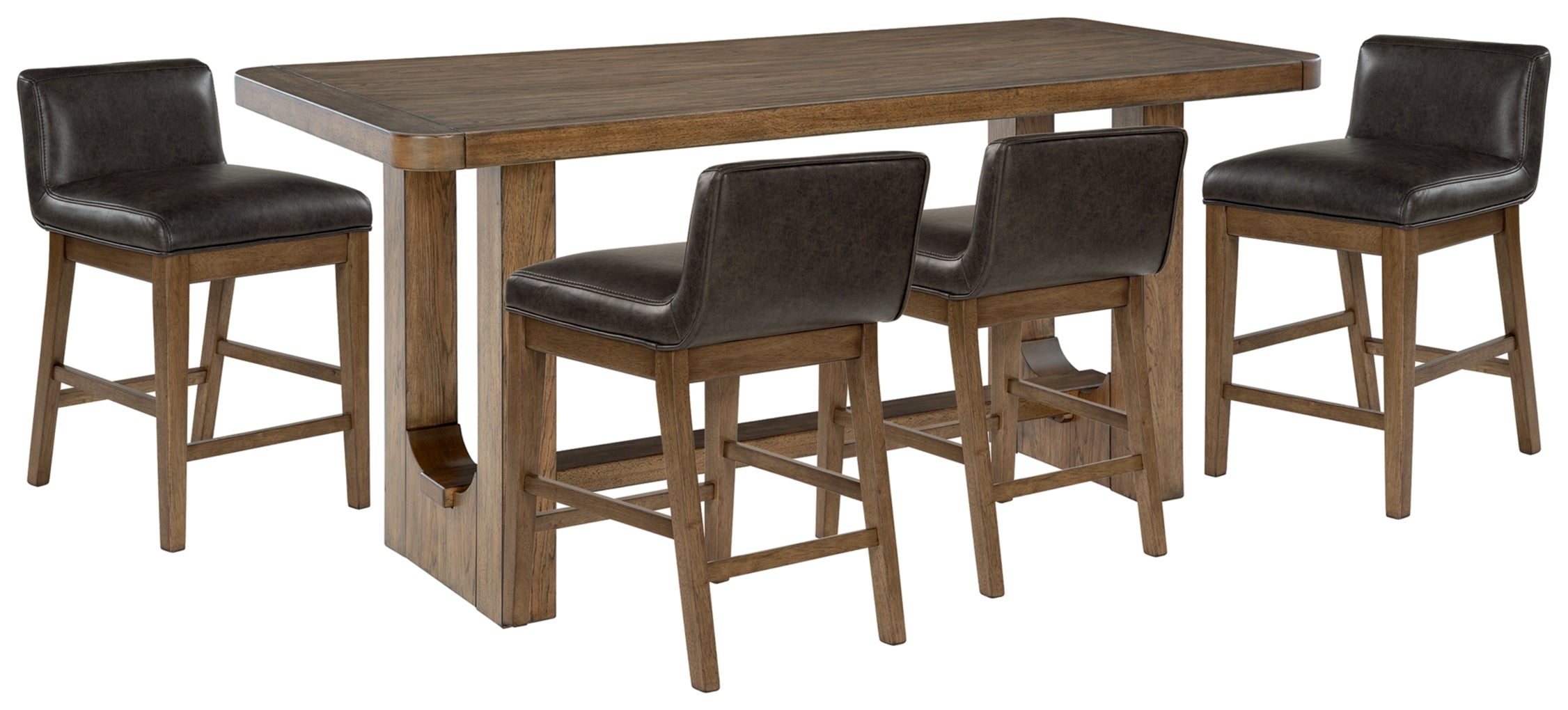 Cabalynn Counter Height Dining Table and Barstools