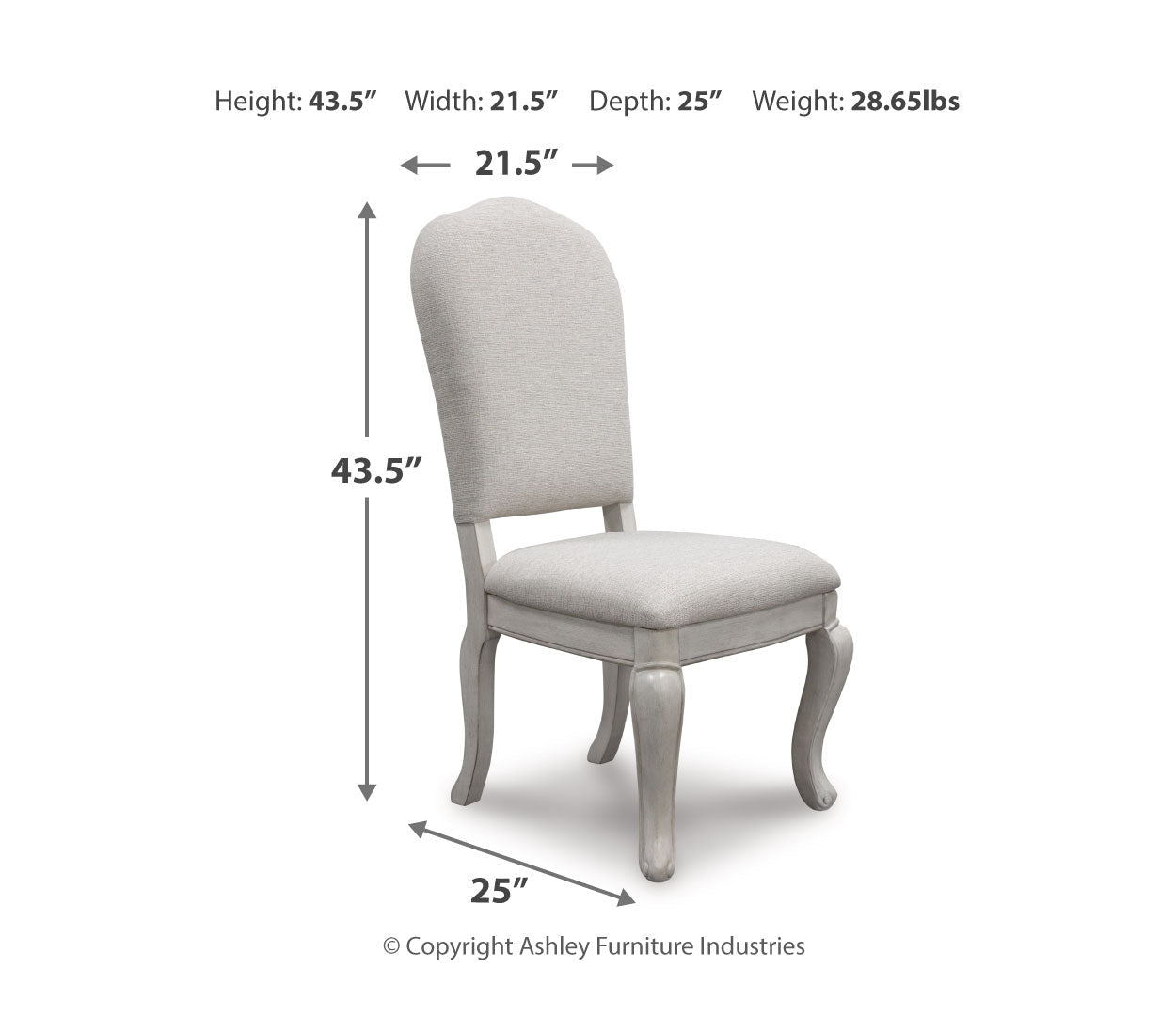 Arlendyne Dining UPH Side Chair (2/CN)