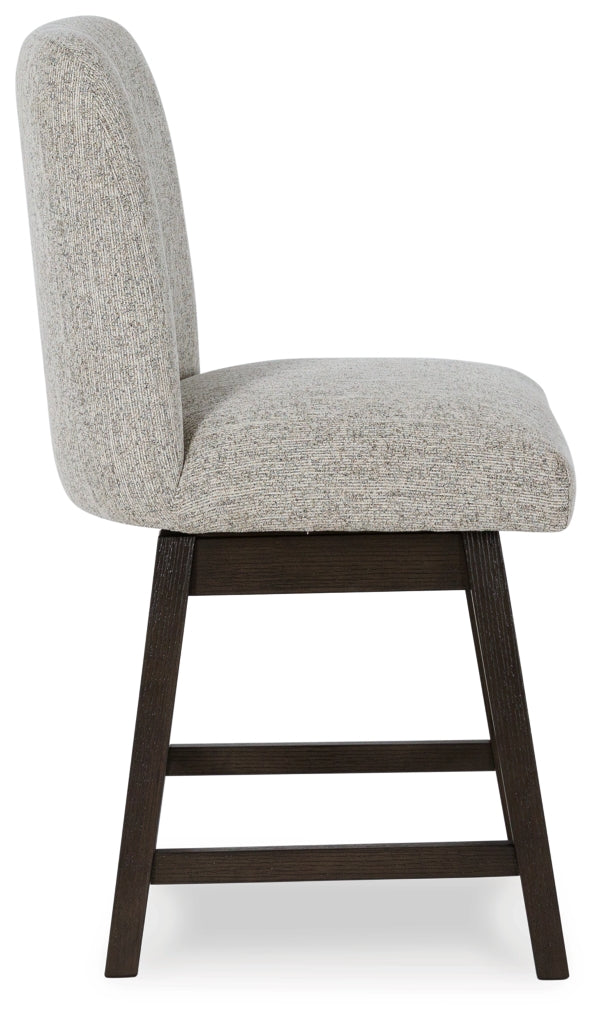 Burkhaus Upholstered Swivel Barstool