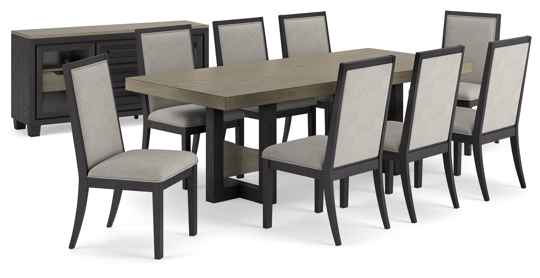 Foyland Dining Table and 6 Chairs