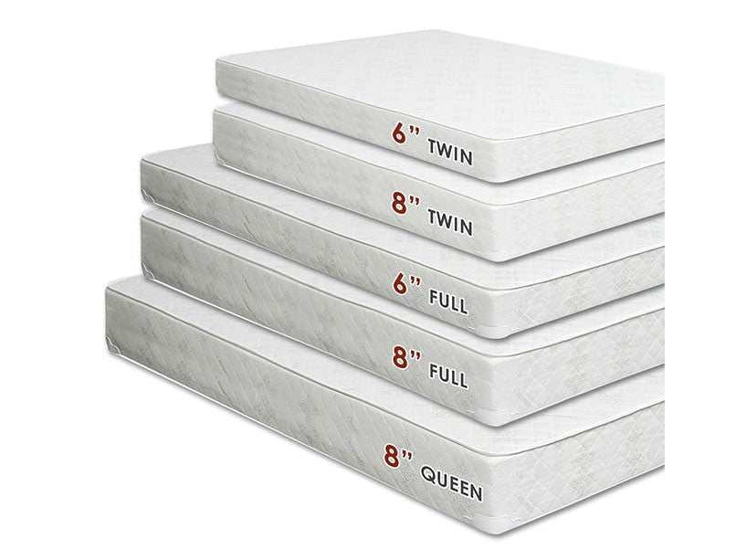 Daisy White 8" Bunkie Board Combo Twin Mattress