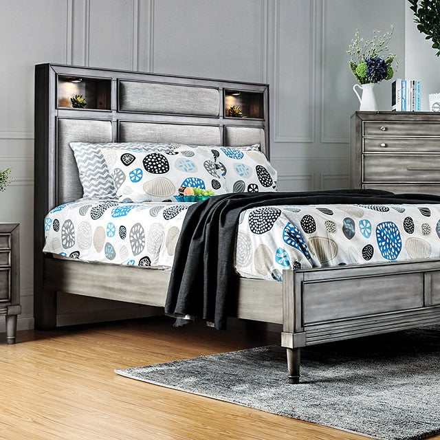 Daphne Gray Eastern King Bed