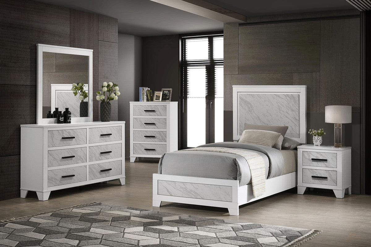 Darlene White Full Bed