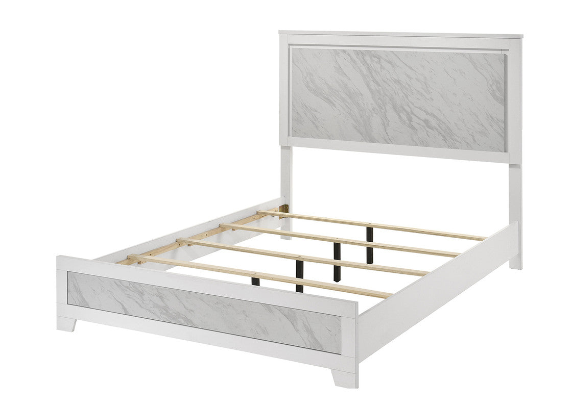 Darlene White Queen Bed