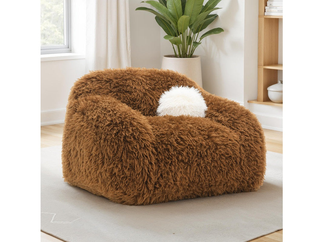 Darwen Camel Brown Swivel Chair