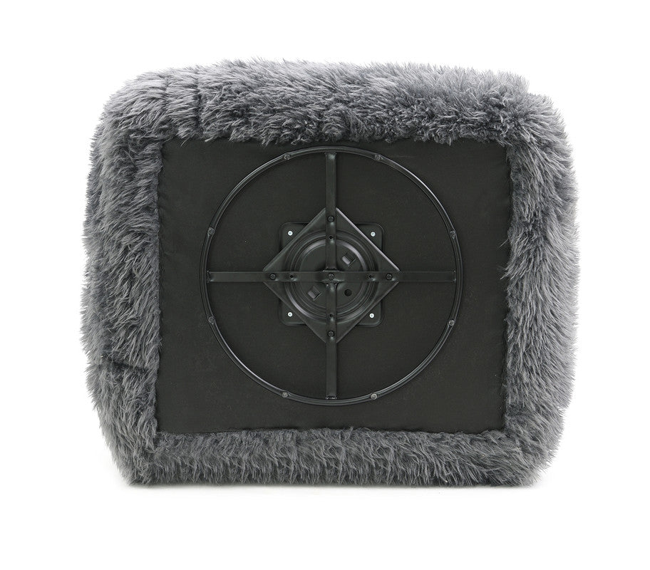 Darwen Dark Gray Swivel Chair