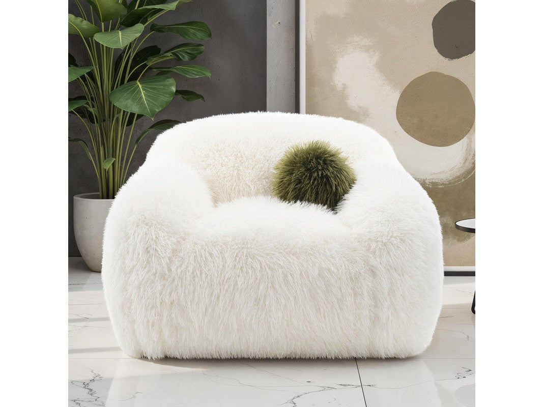 Darwen White Swivel Chair