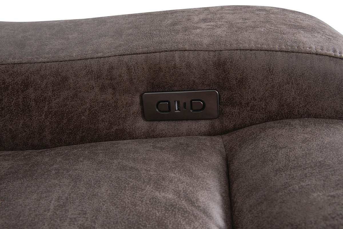 Demetrius Dark Gray Power Recliner