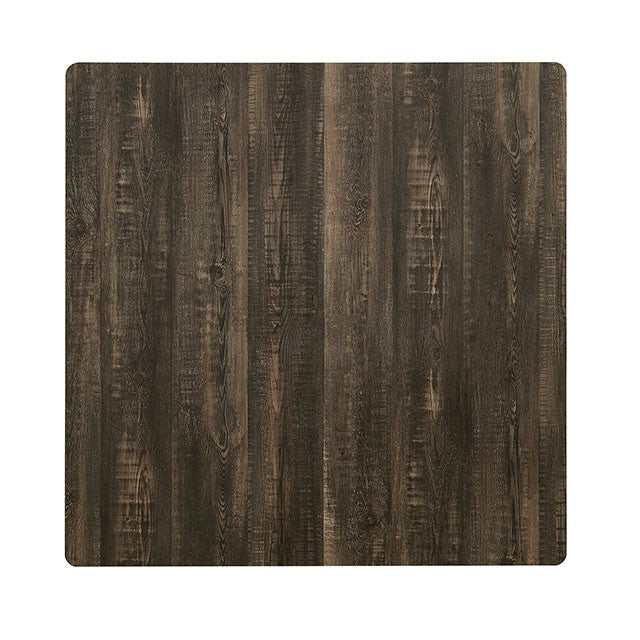 Dicarda Distressed Walnut/Sand Black Counter Height Dining Table