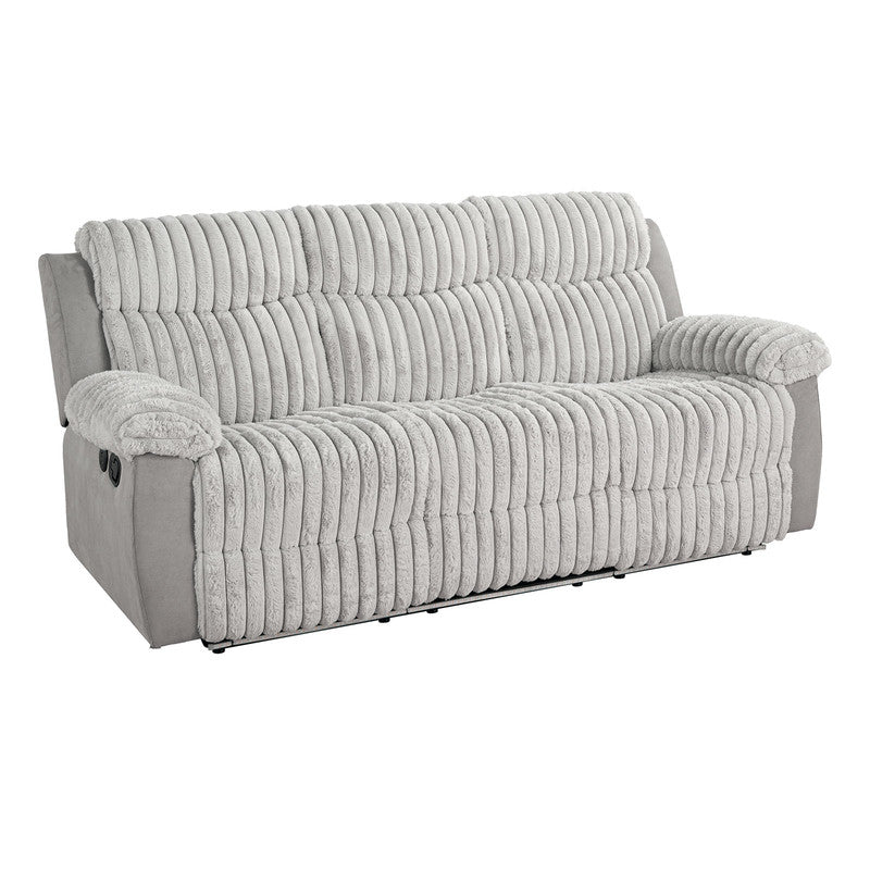 Dionysus Gray Manual Sofa & Loveseat