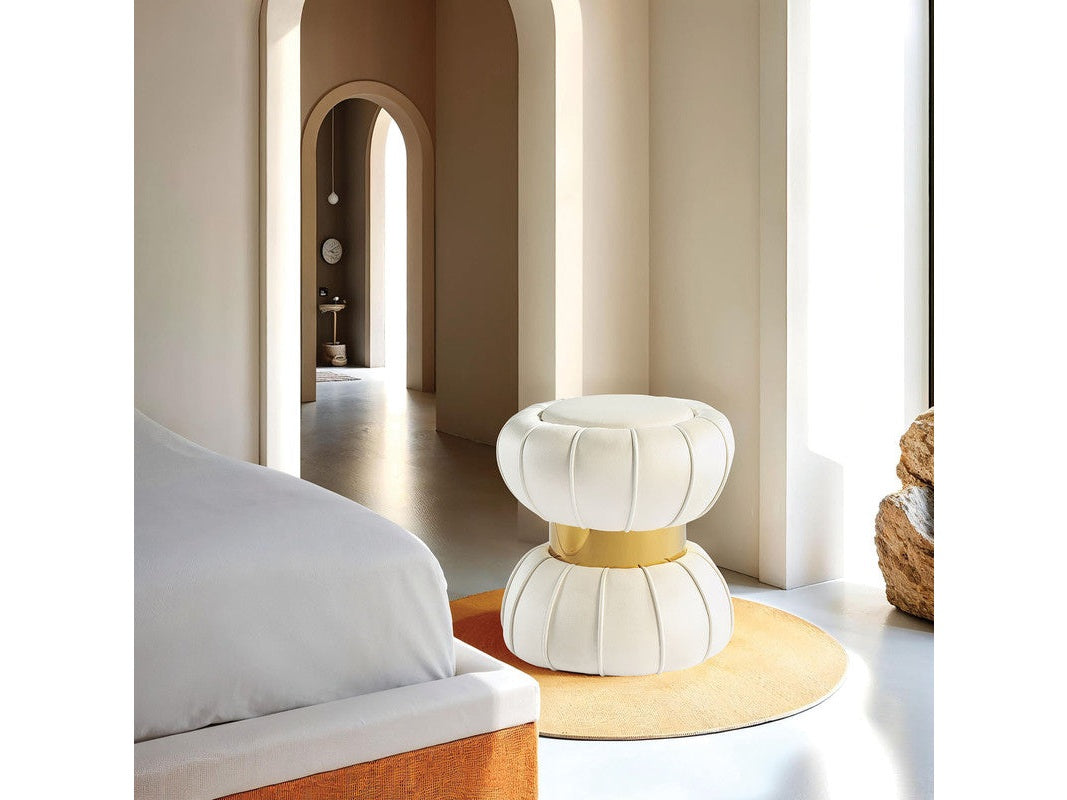 Dorothea White Stool