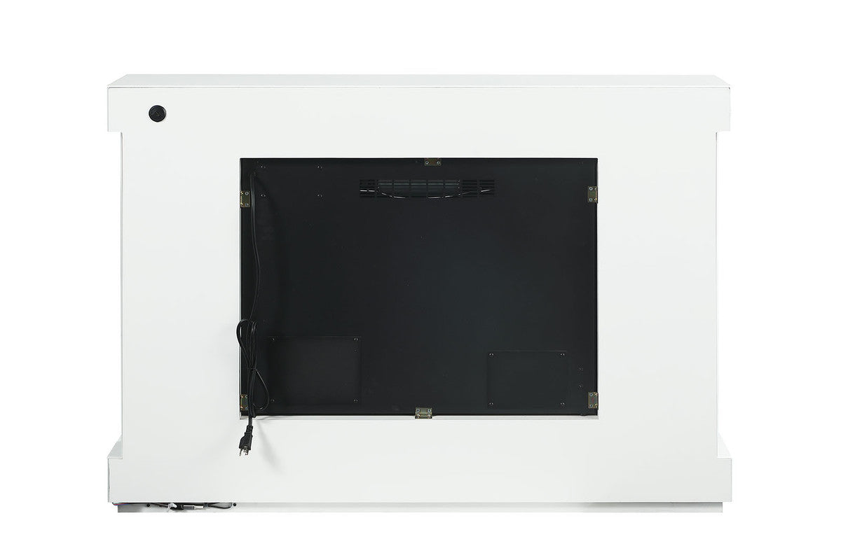 Dorrit White 55" Electric Fireplace