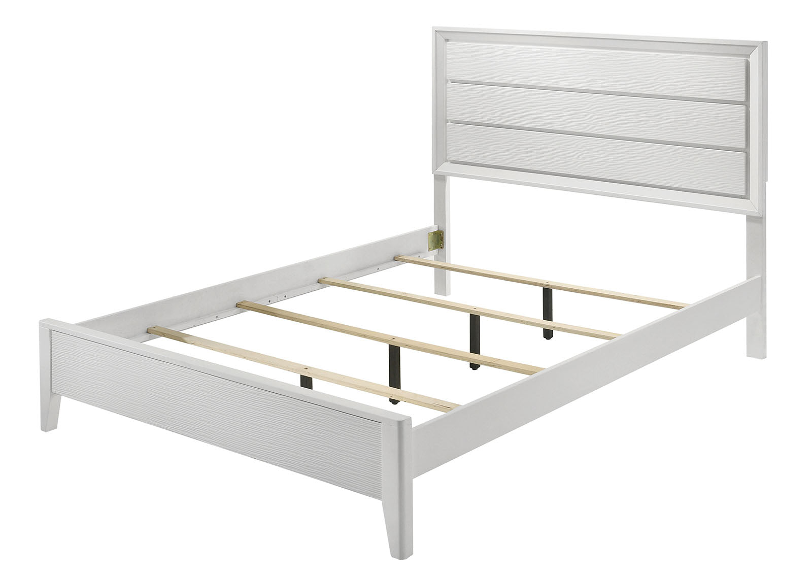 Dortmund White 5 Pc. Queen Bedroom Set w/ 2NS