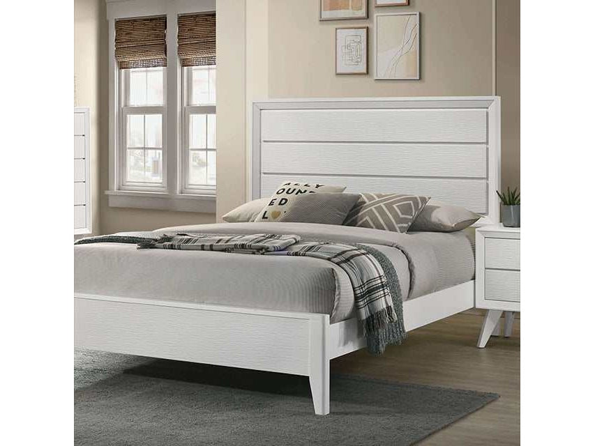 Dortmund White Queen Bed